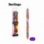 Ручка шариковая автоматическая Berlingo "Collision" синяя, 0,7мм, грип, рисунок на корпусе, 3шт., PET-бокс с ЕП