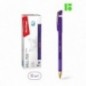 Ручка шариковая Berlingo "xGold" фиолетовая, 0,7мм, игольчатый стержень, грип