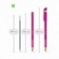 Ручка шариковая Berlingo "xGold" розовая, 0,7мм, игольчатый стержень, грип