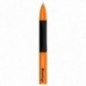 Ручка шариковая Berlingo "Tribase grip orange" черная, 0,7мм, грип