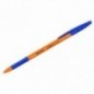 Ручка шариковая Berlingo "Tribase grip orange" синяя, 0,7мм, грип