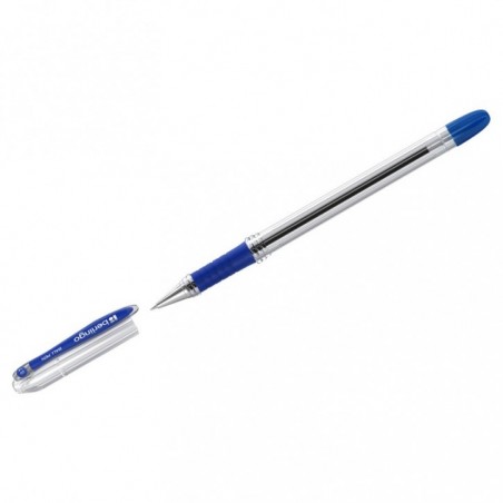 Ручка шариковая Berlingo "I-15" синяя, 0,7мм, грип