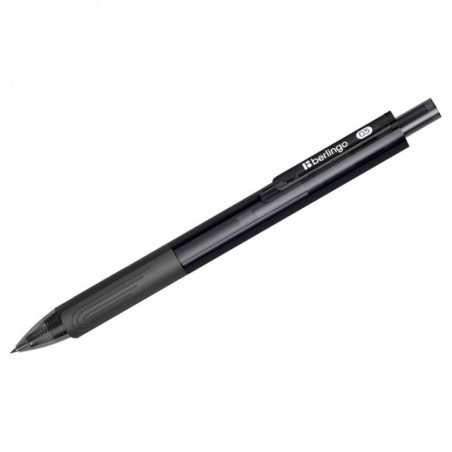 Ручка гелевая автоматическая Berlingo "Triangle gel RT" черная, 0,5мм, грип