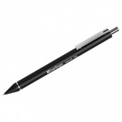 Ручка гелевая автоматическая Berlingo "Velvet gel" черная, 0,5мм