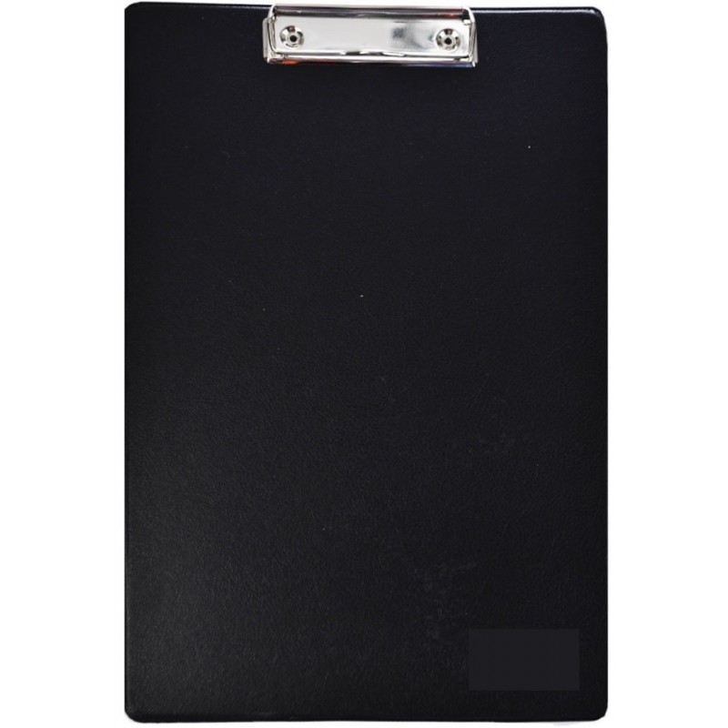 Папка планшет А4 цв.черный. ПВХ+картон.