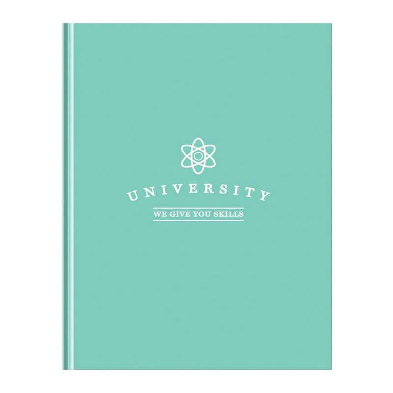 Записная книжка А5 64л. BG "University", soft-touch ламинация, блок-еженедельник