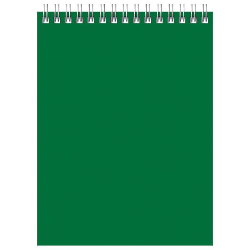Блокнот А5 60л. на гребне BG "Для конференций", зеленый