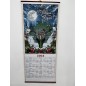 Настенный календарь бамбуковый 2024 год "Символ года - Дракон" N 6.  Размер 32х75 см