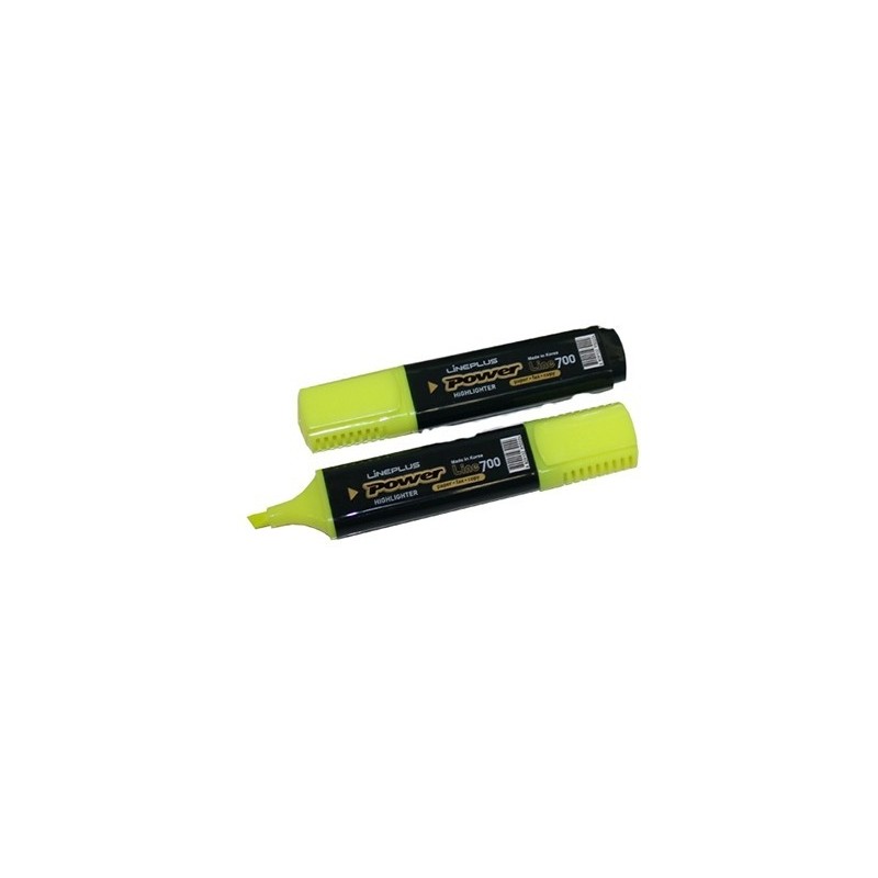 Маркер текстовыделитель Power Line Plus HI-700C цвет жёлтый толщина 5 мм Корея