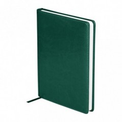 Ежедневник датированный 2024г., A5, 176л., кожзам, OfficeSpace "Nebraska", зеленый