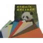 Бумага 10 цветов двухсторонняя, А-4 "Панда". Для оригами.
