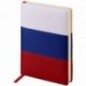 Ежедневник недатир. А5, 160л., кожзам, OfficeSpace "Flag", триколор