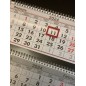 Календарь квартальный, настенный, трехблочный на 2024 год, "Символ года - Дракончик золотистый", 29.5х73 см, тиснение фольгой