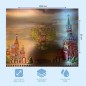 Календарь квартальный, настенный, трехблочный на 2024 год, "Красная площадь", 29.5х73 см, тиснение фольгой