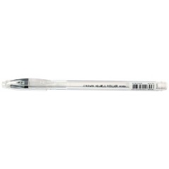 Ручка гелевая белая "Crown" толщина 0,5