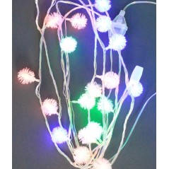 Электрогирлянда "Рис" 180 ламп, 4 цвета, 8 режимов, 10 м