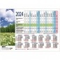 Календарь производственный "Природа" 2024 год, 21х30 см