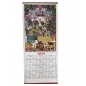 Календарь бамбуковый (жалюзи) настенный с символом 2024 года драконом №19.  Размер 32х76 см