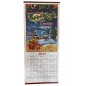 Календарь бамбуковый (жалюзи) настенный с символом 2024 года драконом №2.  Размер 32х76 см