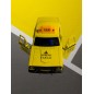 Модель машины Волга такси с инерционным механизмом, без коробки 12 см, желтый цвет