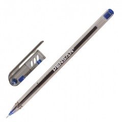 Ручка шариковая масляная PENSAN "My-Tech", синяя, игольчатый узел 0,7 мм, линия письма 0,35 мм, арт. 2240