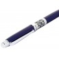 Подарочная шариковая ручка MANZONI VENEZIA, корпус синий, футляр кожзам