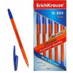 Ручка шариковая Erich Krause R-301 Orange Stick 0,7
