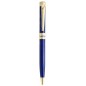Шариковая ручка подарочная MANZONI AVELLINO, корпус синий, футляр кожзам