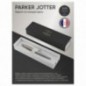 Ручка шариковая Parker "Jotter Stainless Steel GT" синяя, 1,0мм, кнопочн., подарочная упаковка