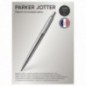 Ручка шариковая Parker "Jotter Stainless Steel CT" синяя, 1,0мм, кнопочн., подарочная упаковка
