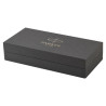Ручка перьевая Parker "Sonnet Stainless Steel GT" черная, 0,8мм, подарочная упаковка