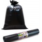 Мешки для мусора 240л Mirpack Extra black ПВД, 90*130см, 55мкм, 10шт., черные, в рулоне