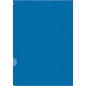 Папка уголок цвет синий, А4, толщина 0,18 мм