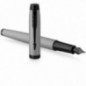 Ручка перьевая Parker "IM Achromatic Grey" синяя, 0,8мм, подарочная упаковка