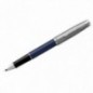 Ручка-роллер Parker "Sonnet Sand Blasted Metal and Blue Lacquer" черная, 0,8мм, подарочная упаковка