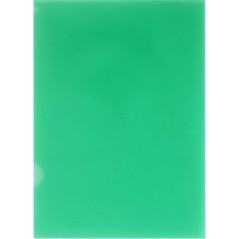Папка уголок, зеленый, ф.-А4, толщина 0,18 мм