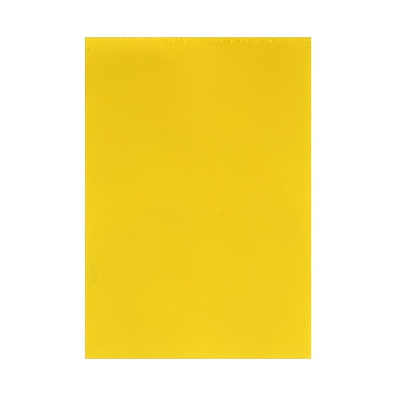 Папка уголок цвет желтый А4, толщина 0,18 мм