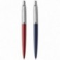 Набор Parker "Jotter London": шар. ручка Red + гел. ручка Blue, 1,0мм, кнопочн., блистер