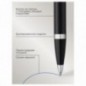Ручка шариковая Parker "IM Essential Muted Black CT" синяя, 1,0мм, кнопочн., подарочная упаковка