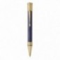 Ручка шариковая Parker "Duofold Prestige Blue Chevron GT" черная, 1,0мм, подарочная упаковка