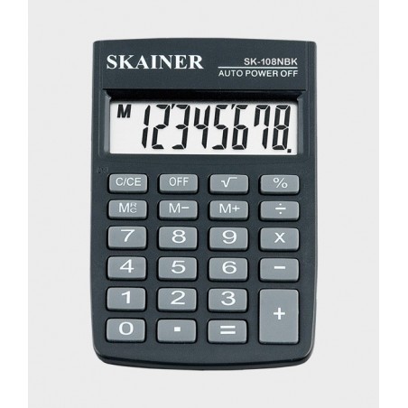 Калькулятор настольный Skainer SK-108NBK