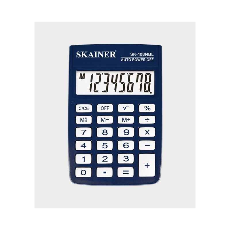 Калькулятор настольный Skainer SK-108NBL