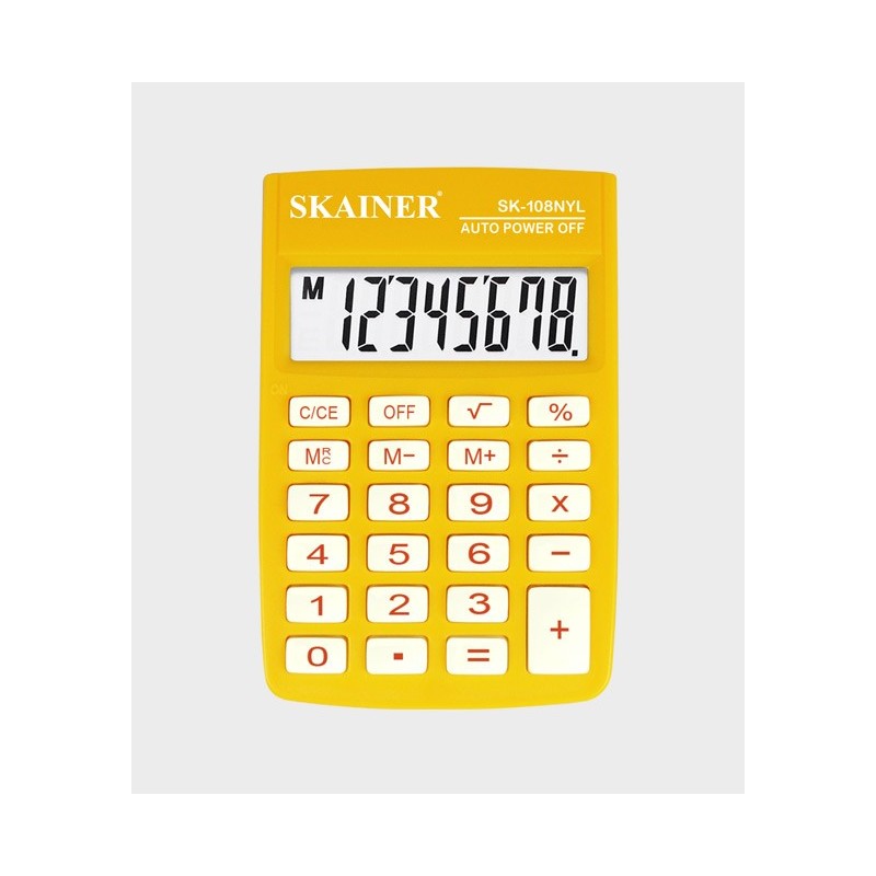 Калькулятор настольный Skainer SK-108NYL