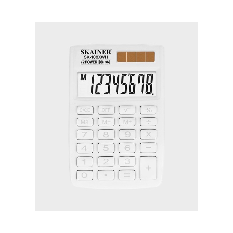 Калькулятор настольный Skainer SK-108XWH