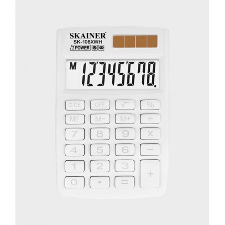 Калькулятор настольный Skainer SK-108XWH