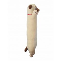 Мягкая игрушка - подушка собачка мопс батон 110 см.