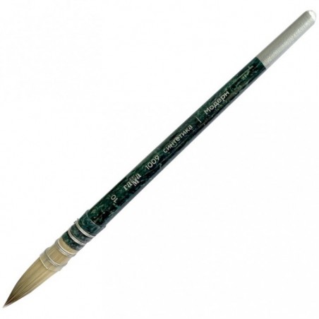 Кисть художественная синтетика Гамма "Модерн", круглая 10, французское крепление, короткая ручка