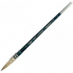 Кисть художественная синтетика Гамма "Модерн", круглая 8, французское крепление, короткая ручка