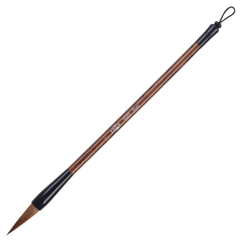 Кисть художественная для каллиграфии Гамма, бык, 1, бамбуковая ручка