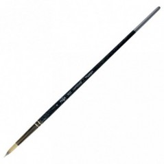 Кисть художественная синтетика Гамма "Модерн", круглая 8, длинная ручка